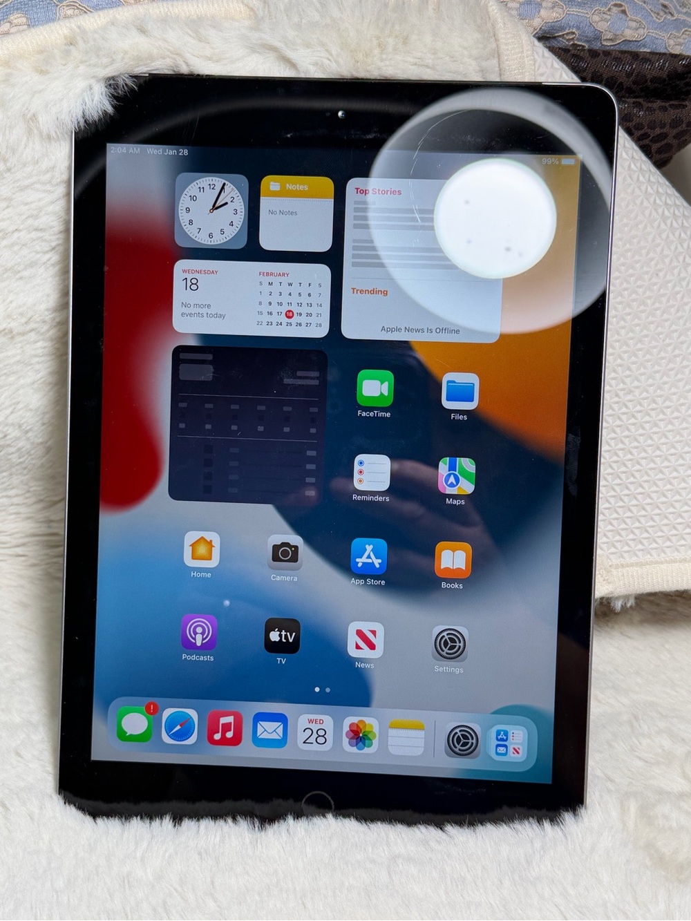 Apple iPad in Black with Multicolor Display Accents